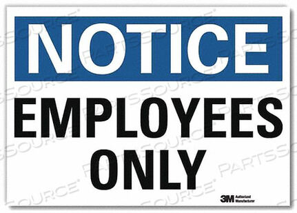 OEM#: U1-1040-RD_10X7NOTICE SIGN 7 HX10 W ENGLISH by Lyle Signs Inc.