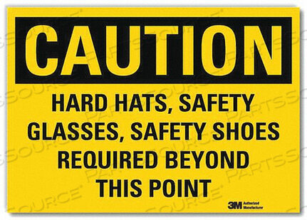 OEM#: U1-1054-RD_14X10CAUTION SIGN 10 HX14 W ENGLISH by Lyle Signs Inc.