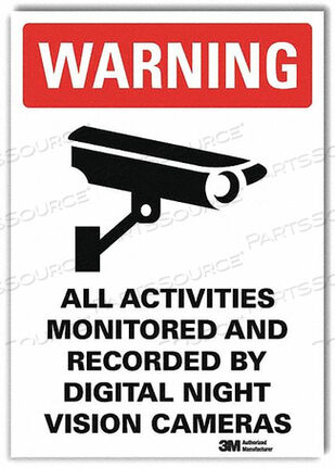 OEM#: U1-1055-RD_7X10WARNING SIGN 10X7 IN. ENGLISH by Lyle Signs Inc.