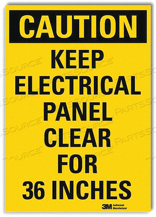 OEM#: U1-1059-RD_10X14J2708 CAUTION SIGN 14X10 IN. ENGLISH by Lyle Signs Inc.