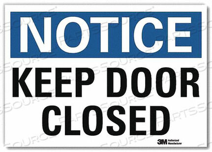 OEM#: U1-1068-RD_10X7NOTICE SIGN 7 HX10 W ENGLISH by Lyle Signs Inc.