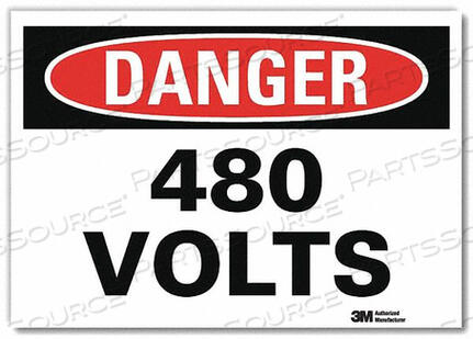 OEM#: U1-1076-RD_14X10DANGER SIGN 10 HX14 W ENGLISH by Lyle Signs Inc.