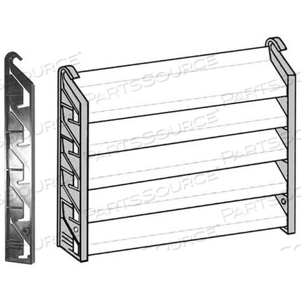 OEM#: 827818LOUVER END, BLACK TAC/TAC-GS BLACK NYLON by True Food Service Equipment
