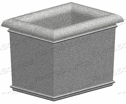 OEM#: A48X36X36SECURITY PLANTER CONCRETE 36 IN H by Petersen Manufacturing Co. Inc.