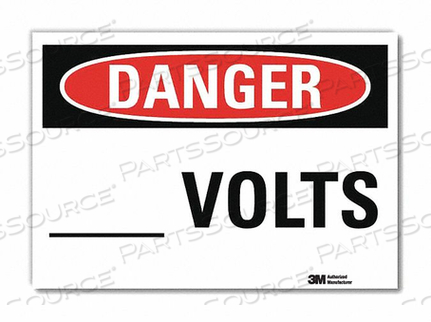 OEM#: U3-1060-RD_14X10DANGER SIGN SLF-ADHESV MOUNT 14INWX10INH by Lyle Signs Inc.