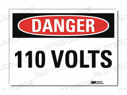OEM#: U3-1064-RD_14X10DANGER SIGN SLF-ADHESV MOUNT 14INWX10INH by Lyle Signs Inc.