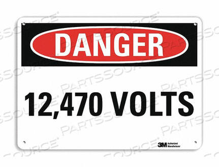 OEM#: U3-1066-NP_14X10DANGER SIGN 14 W X 10 H 0.055 THICK by Lyle Signs Inc.