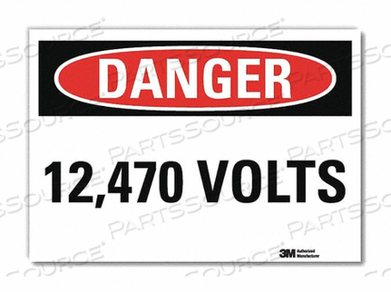 OEM#: U3-1066-RD_14X10DANGER SIGN SLF-ADHESV MOUNT 14INWX10INH by Lyle Signs Inc.