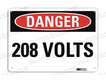 OEM#: U3-1071-NP_14X10DANGER SIGN 14 W X 10 H 0.055 THICK by Lyle Signs Inc.
