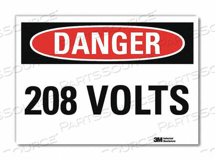 OEM#: U3-1071-RD_14X10DANGER SIGN SLF-ADHESV MOUNT 14INWX10INH by Lyle Signs Inc.