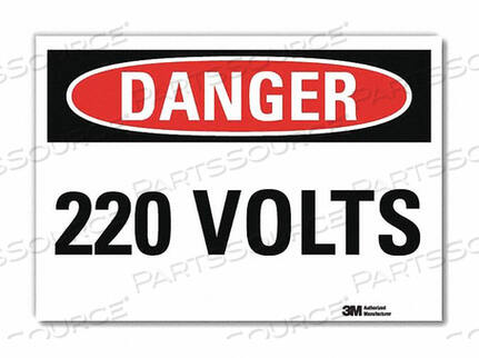 OEM#: U3-1072-RD_14X10DANGER SIGN SLF-ADHESV MOUNT 14INWX10INH by Lyle Signs Inc.