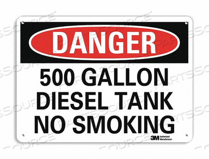 OEM#: U3-1079-NP_14X10DANGER SIGN 14 W X 10 H 0.055 THICK by Lyle Signs Inc.