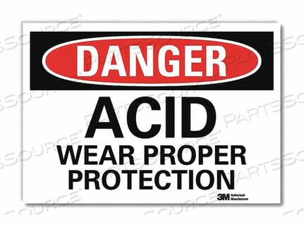 OEM#: U3-1093-RD_14X10DANGER SIGN SLF-ADHESV MOUNT 14INWX10INH by Lyle Signs Inc.