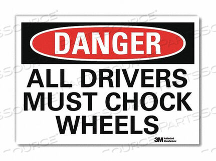 OEM#: U3-1101-RD_10X7DANGER SIGN SELF-ADHESV MOUNT 10INWX7INH by Lyle Signs Inc.