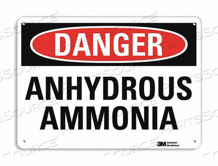 OEM#: U3-1103-NA_14X10DANGER SIGN 14 W 10 H 0.040 THICKNESS by Lyle Signs Inc.