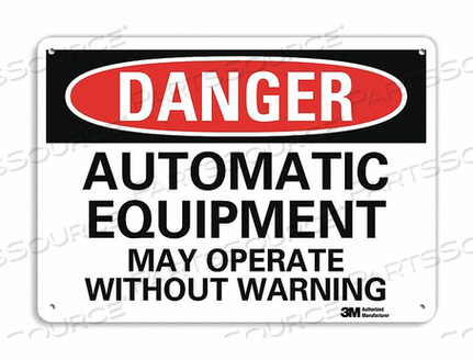 OEM#: U3-1120-RA_14X10DANGER SIGN 4 HOLE MOUNT 14INWX10INH by Lyle Signs Inc.