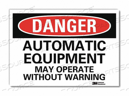 OEM#: U3-1120-RD_10X7DANGER SIGN SELF-ADHESV MOUNT 10INWX7INH by Lyle Signs Inc.
