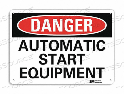 OEM#: U3-1121-NA_14X10DANGER SIGN 14 W 10 H 0.040 THICKNESS by Lyle Signs Inc.