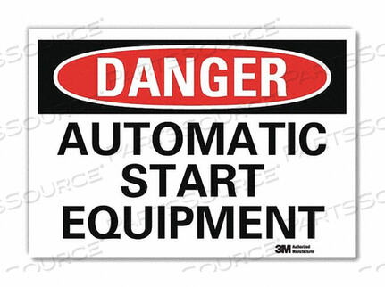 OEM#: U3-1121-RD_10X7DANGER SIGN SELF-ADHESV MOUNT 10INWX7INH by Lyle Signs Inc.
