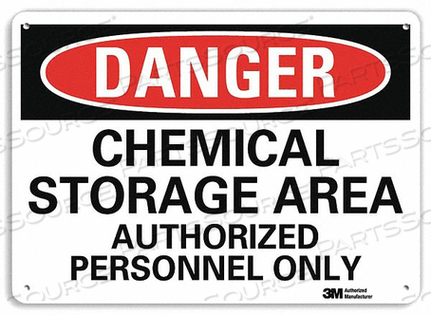 OEM#: U3-1166-RA_10X7DANGER SIGN 4 HOLE MOUNT 10IN W X 7IN H by Lyle Signs Inc.