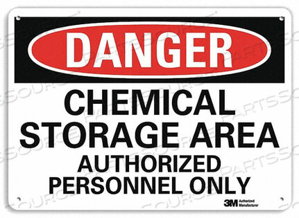 OEM#: U3-1166-NP_14X10DANGER SIGN 14 W X 10 H 0.055 THICK by Lyle Signs Inc.