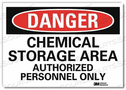 OEM#: U3-1166-RD_10X7DANGER SIGN SELF-ADHESV MOUNT 10INWX7INH by Lyle Signs Inc.