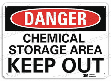 OEM#: U3-1168-NP_10X7DANGER SIGN 10 W 7 H 0.055 THICKNESS by Lyle Signs Inc.