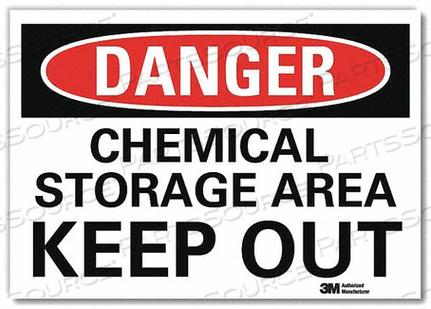 OEM#: U3-1168-RD_14X10DANGER SIGN SLF-ADHESV MOUNT 14INWX10INH by Lyle Signs Inc.