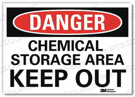 OEM#: U3-1168-RD_7X5DANGER SIGN SELF-ADHESV MOUNT 7INWX5INH by Lyle Signs Inc.