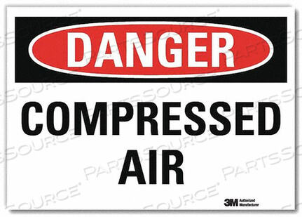 OEM#: U3-1184-RD_10X7DANGER SIGN SELF-ADHESV MOUNT 10INWX7INH by Lyle Signs Inc.
