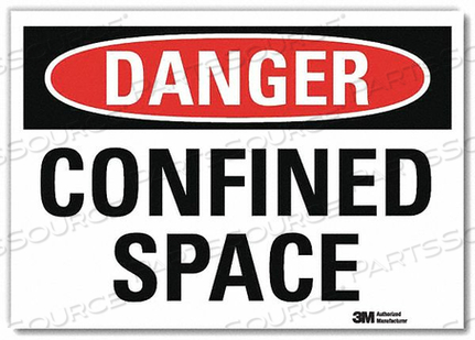 OEM#: U3-1188-RD_10X7DANGER SIGN SELF-ADHESV MOUNT 10INWX7INH by Lyle Signs Inc.