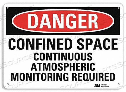 OEM#: U3-1196-NP_10X7DANGER SIGN 10 W X 7 H 0.055 THICK by Lyle Signs Inc.