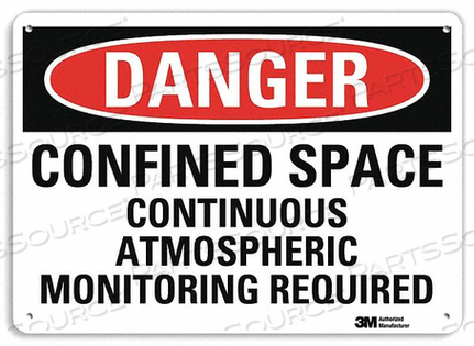 OEM#: U3-1196-NA_10X7DANGER SIGN 10 W 7 H 0.040 THICKNESS by Lyle Signs Inc.