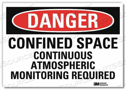 OEM#: U3-1196-RD_10X7DANGER SIGN SELF-ADHESV MOUNT 10INWX7INH by Lyle Signs Inc.