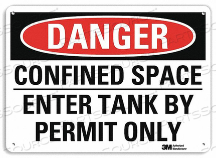 OEM#: U3-1203-NA_10X7DANGER SIGN 10 W 7 H 0.040 THICKNESS by Lyle Signs Inc.