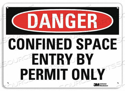 OEM#: U3-1205-RA_14X10DANGER SIGN 4 HOLE MOUNT 14INWX10INH by Lyle Signs Inc.