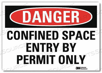 OEM#: U3-1205-RD_10X7DANGER SIGN SELF-ADHESV MOUNT 10INWX7INH by Lyle Signs Inc.