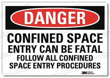 OEM#: U3-1207-RD_14X10DANGER SIGN SLF-ADHESV MOUNT 14INWX10INH by Lyle Signs Inc.