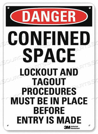 OEM#: U3-1221-NP_7X10DANGER SIGN 7 W X 10 H 0.055 THICK by Lyle Signs Inc.