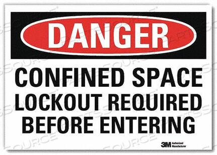 OEM#: U3-1222-RD_7X5DANGER SIGN SELF-ADHESV MOUNT 7INWX5INH by Lyle Signs Inc.