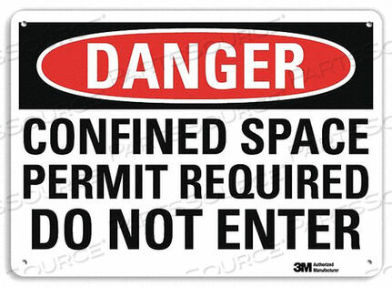 OEM#: U3-1229-NP_10X7DANGER SIGN 10 W X 7 H 0.055 THICK by Lyle Signs Inc.