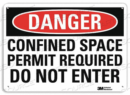 OEM#: U3-1229-NA_10X7DANGER SIGN 10 W 7 H 0.040 THICKNESS by Lyle Signs Inc.