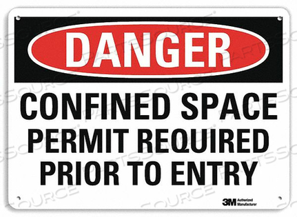 OEM#: U3-1231-RA_14X10DANGER SIGN 4 HOLE MOUNT 14INWX10INH by Lyle Signs Inc.