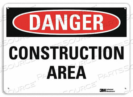 OEM#: U3-1238-RA_10X7DANGER SIGN 4 HOLE MOUNT 10IN W X 7IN H by Lyle Signs Inc.