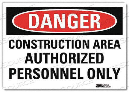 OEM#: U3-1239-RD_10X7DANGER SIGN SELF-ADHESV MOUNT 10INWX7INH by Lyle Signs Inc.