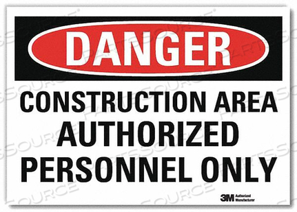OEM#: U3-1239-RD_7X5DANGER SIGN SELF-ADHESV MOUNT 7INWX5INH by Lyle Signs Inc.
