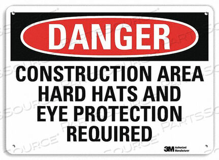 OEM#: U3-1241-NP_14X10DANGER SIGN 14 W X 10 H 0.055 THICK by Lyle Signs Inc.