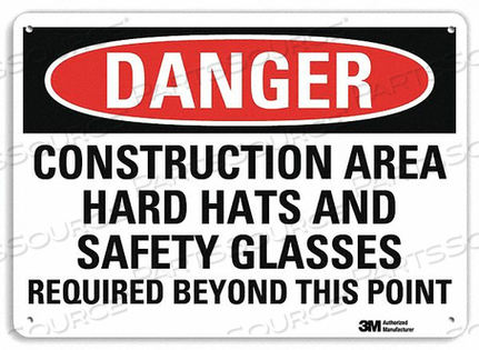 OEM#: U3-1242-NP_14X10DANGER SIGN 14 W X 10 H 0.055 THICK by Lyle Signs Inc.