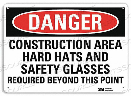 OEM#: U3-1242-RA_14X10DANGER SIGN 4 HOLE MOUNT 14INWX10INH by Lyle Signs Inc.