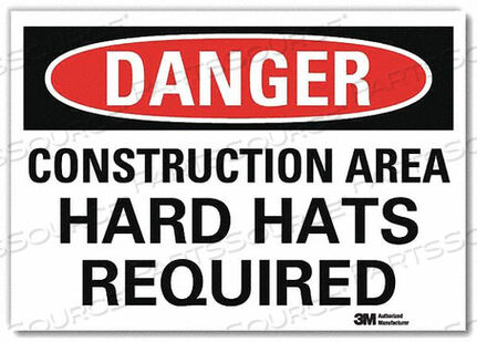 OEM#: U3-1243-RD_10X7DANGER SIGN SELF-ADHESV MOUNT 10INWX7INH by Lyle Signs Inc.